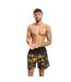 Short De Bain Motif/style Bloc Homme Noir Marron Beige Urban Classics-2