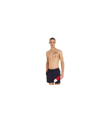 Short De Bain Homme Rose Foncé Violet Tommy Hilfiger