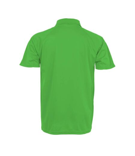 Spiro Unisex Adults Impact Performance Aircool Polo Shirt (Lime Punch) - UTPC3503