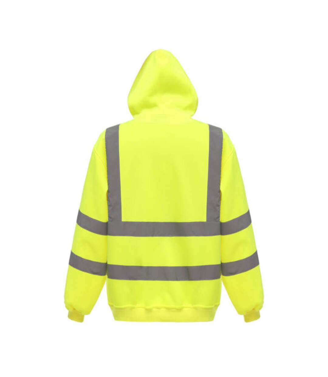 Hi visibility veste réfléchissante à capuche homme jaune Yoko