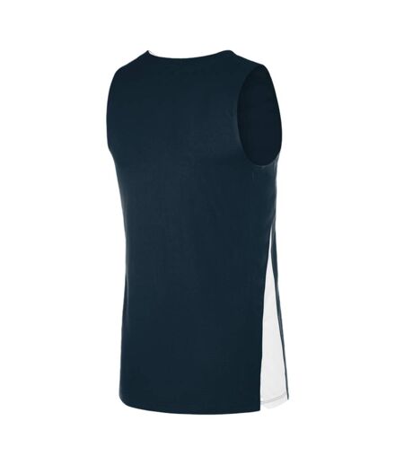 Débardeur Sans Manches Homme Bleu Foncé Blanc Nike