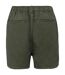 Womens/ladies tencel shorts washed organic khaki Spasso-2