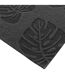 Tapis d'Entrée à Motifs Palmeraie 45x75cm Noir-2