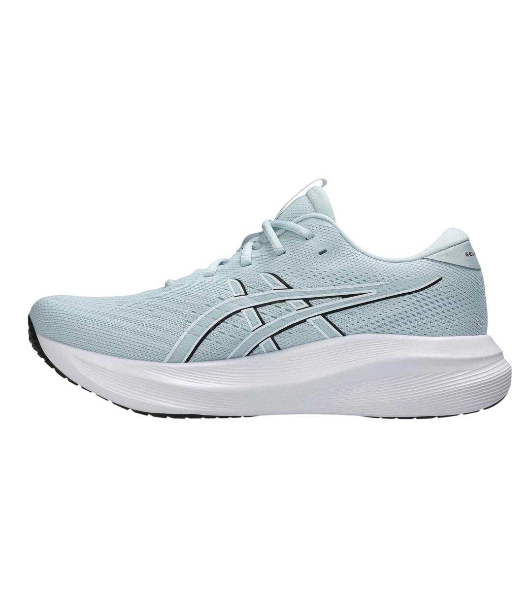 Womens/ladies Gel Excite Shoes Cool Grey White Asics-2