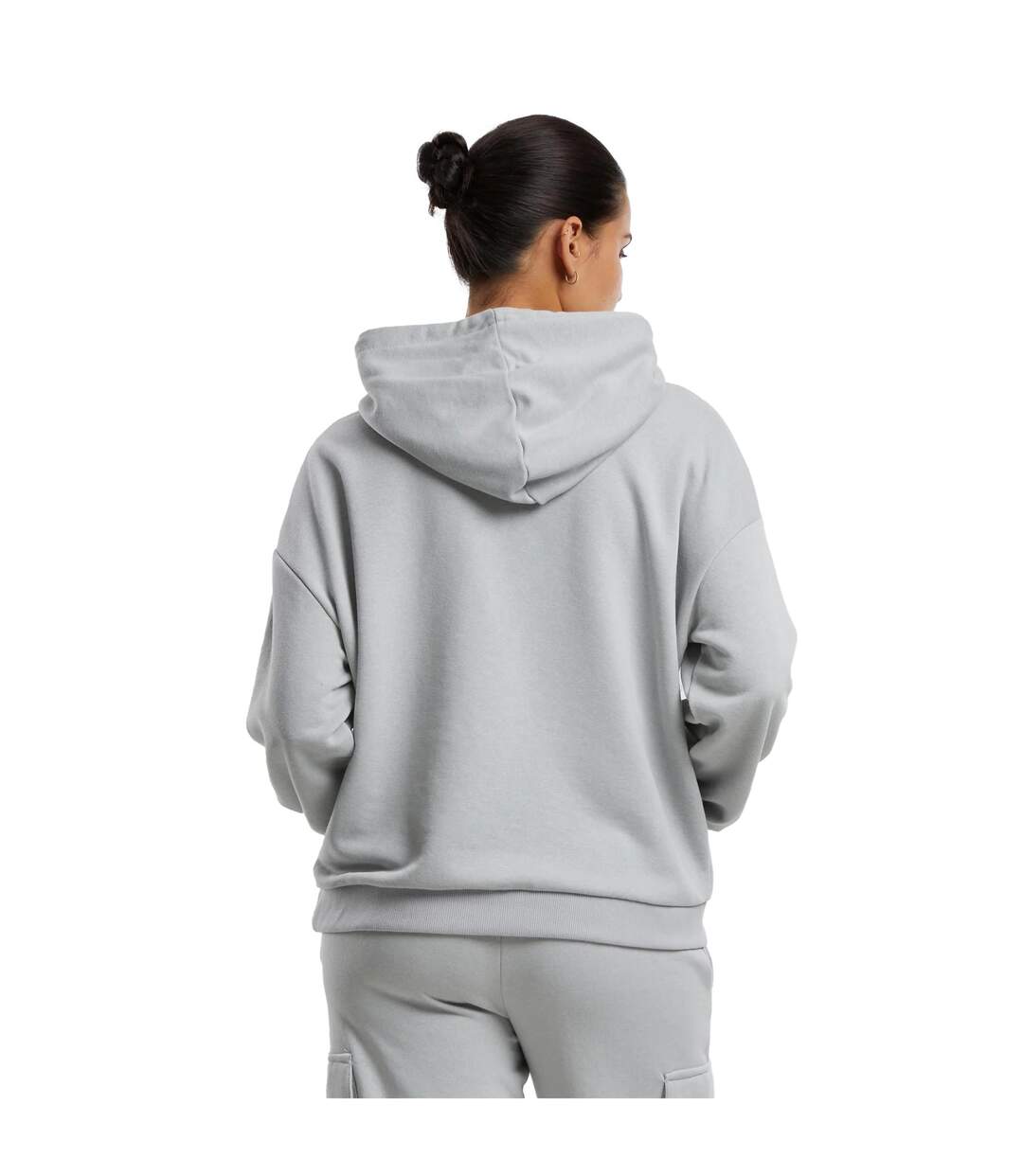 Sweat À Capuche Femme Gris Pâle Urban Classics-3