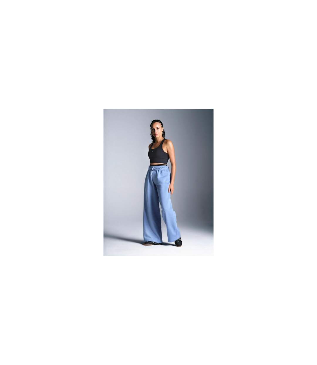 Womens/ladies Banderilla Jogging Bottoms Dusky Blue Miss Kick-1