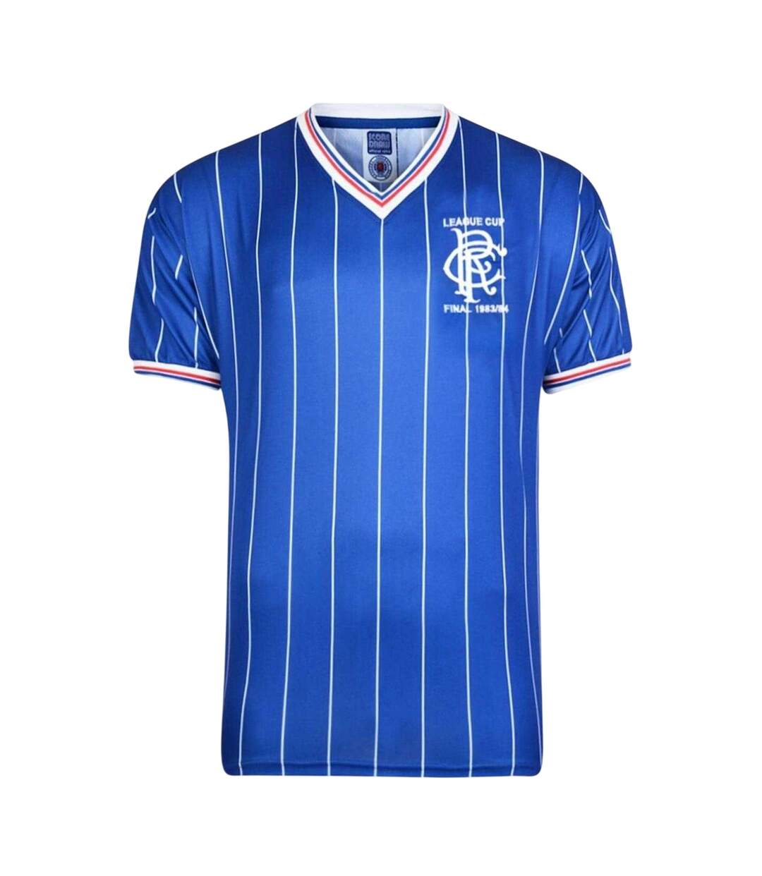 T-shirt Motif/style Rangers Fc Adulte Bleu Score Draw-1