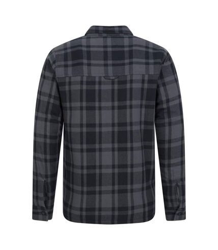 Mountain Warehouse Mens Stream II Flannel Lined Shirt (Charcoal) - UTMW853