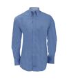 Kustom Kit Mens City Long Sleeve Business Shirt (Light Blue) - UTBC1449