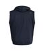 Mens D555 Blake Kingsize Sleeveless Full Zip Hoodie Navy Duke-3