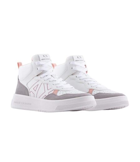 Baskets Femme Blanc Rose Armani Exchange