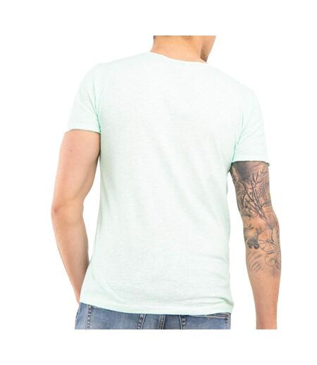 T-shirt Vert d'Eau Homme Paname Brothers Tom - L