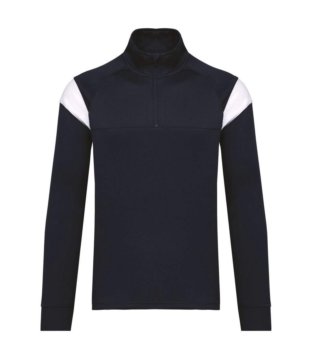 Sweat d'entrainement 1/4 de zip - Unisexe - PA387 - bleu marine-1