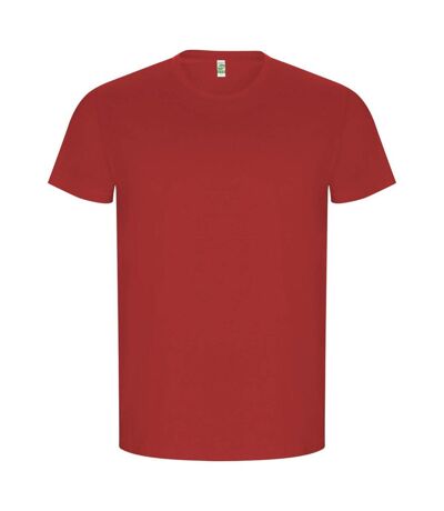 Roly Mens Golden Plain Short-Sleeved T-Shirt (Red)