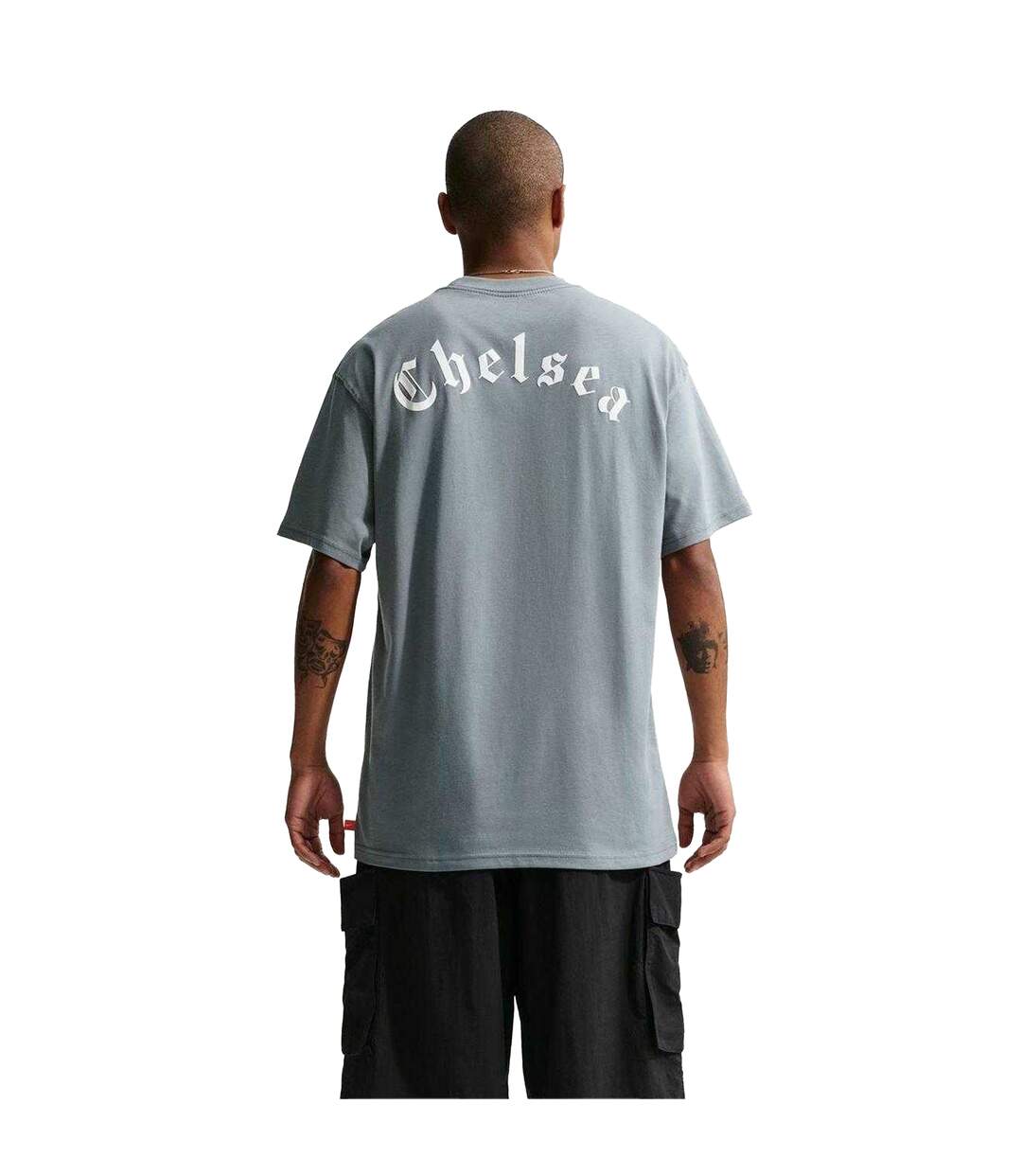 Mens Peak 25/26 Chelsea Fc Oversized T-shirt Grey Orange Nike-3