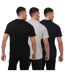 Pack Of 3  Mens Logo T-shirt  Black Silver DKNY-2
