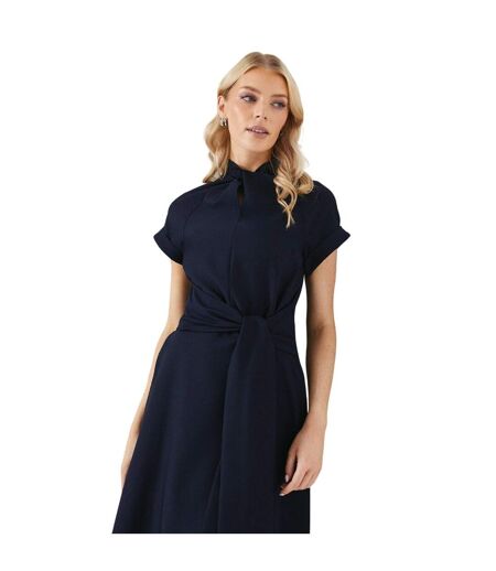 Robe mi-longue femme bleu marine Debenhams