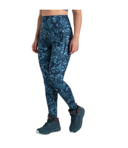 Womens/ladies Kiwi Pro Leggings Blue Navy Craghoppers