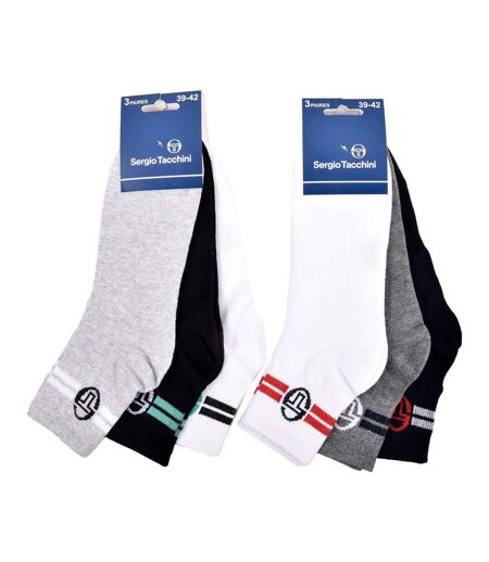 Chaussettes homme Sergio Tacchini Socquettes QUARTER - Pack de 6
