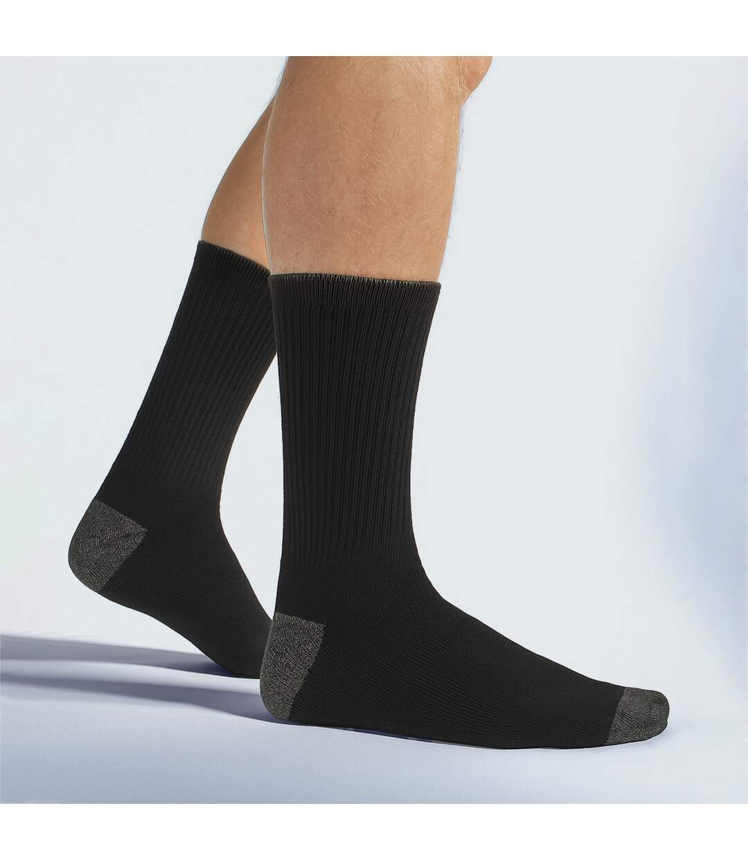 6 Pairs Mens Water Repellent Midweight Outdoor Socks for Hiking & Walking-4