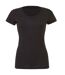 Womens/ladies triblend t-shirt charcoal Bella + Canvas