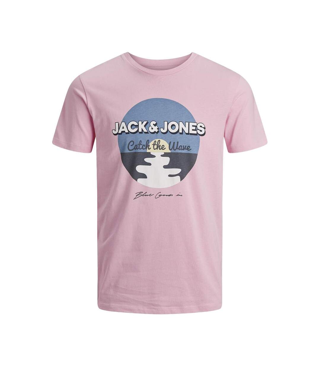 T-shirts Rose/Bleu Homme Jack & Jones Jwh - M-1