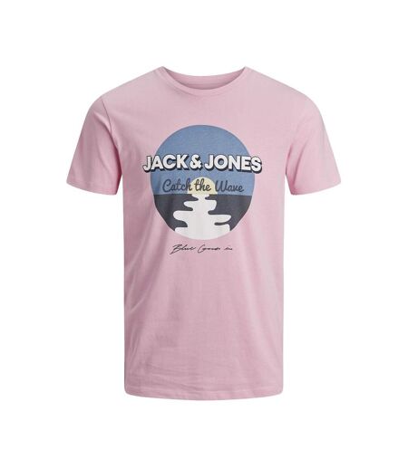 T-shirts Rose/Bleu Homme Jack & Jones Jwh - M