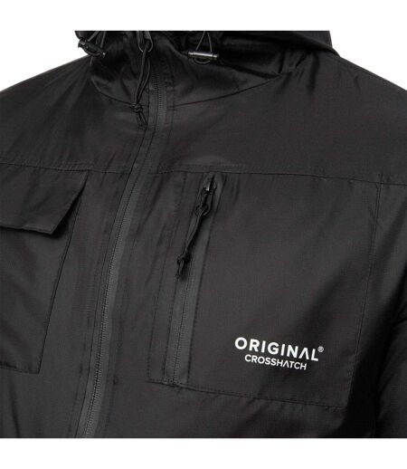 Veste Motif/style Logo Homme Noir Crosshatch