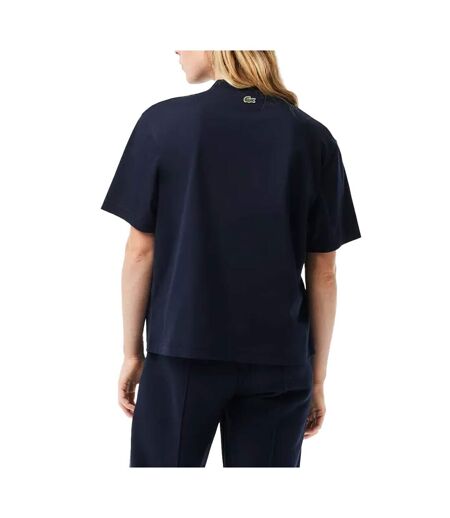 T-shirt ample femme bleu Lacoste