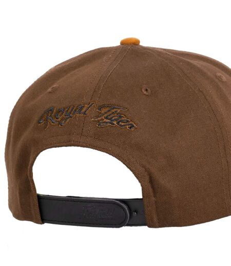 Casquette trucker bi-matière semi curved avec écusson animal Tiger Hatfield
