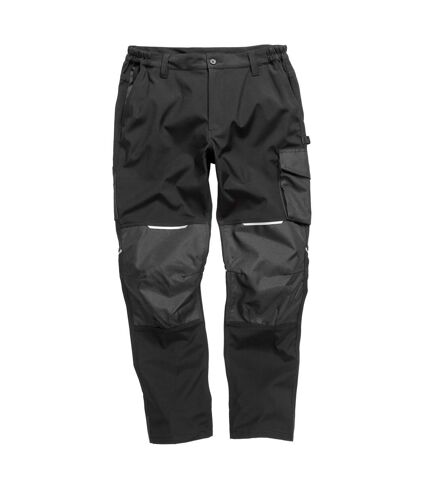 Result Unisex Adult Work Guard Softshell Slim Work Trousers (Black) - UTPC6537