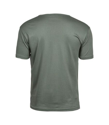 T-shirt À Manches Courtes Homme Vert De Gris Tee Jays