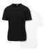 T-shirts Homme Noir Blanc Urban Classics-3