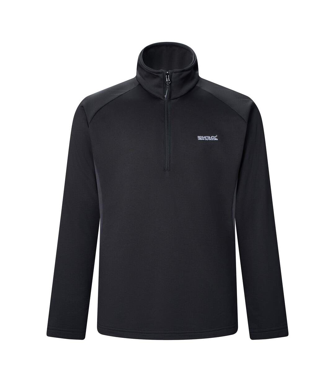 Mens Thiek Logo Fleece Midlayer Black Regatta-2