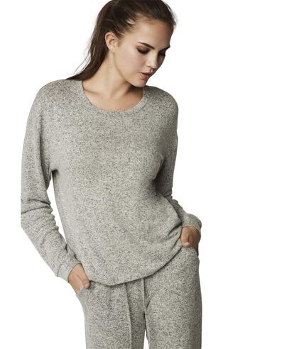 Tenue détente pyjama pantalon top manches longues BASIC P82 Selmark