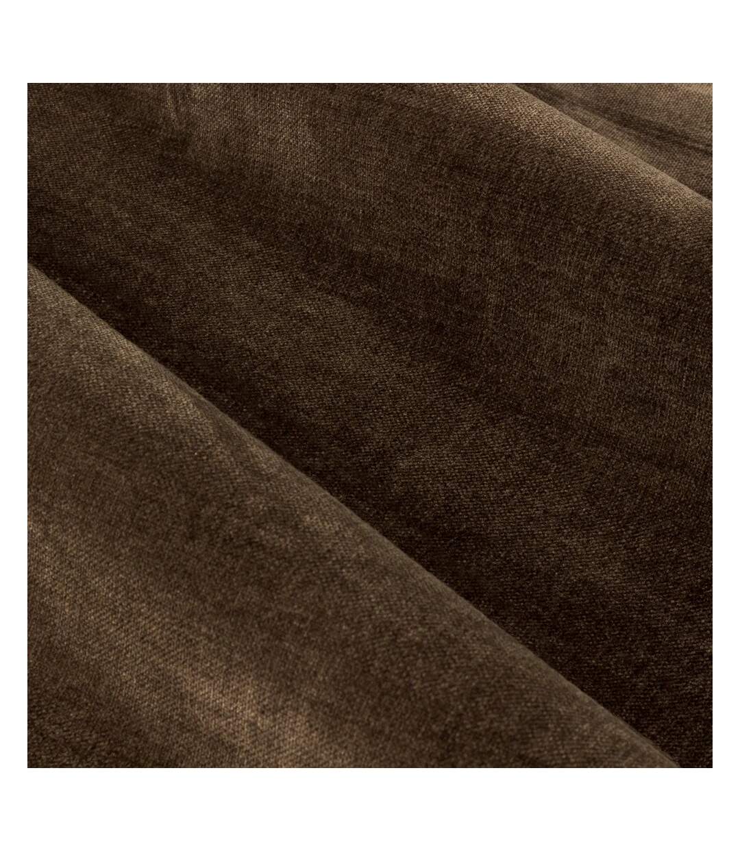 Chenille velvet eyelet curtains 229cm x 229cm brown Yard-2