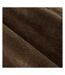 Chenille velvet eyelet curtains 229cm x 229cm brown Yard