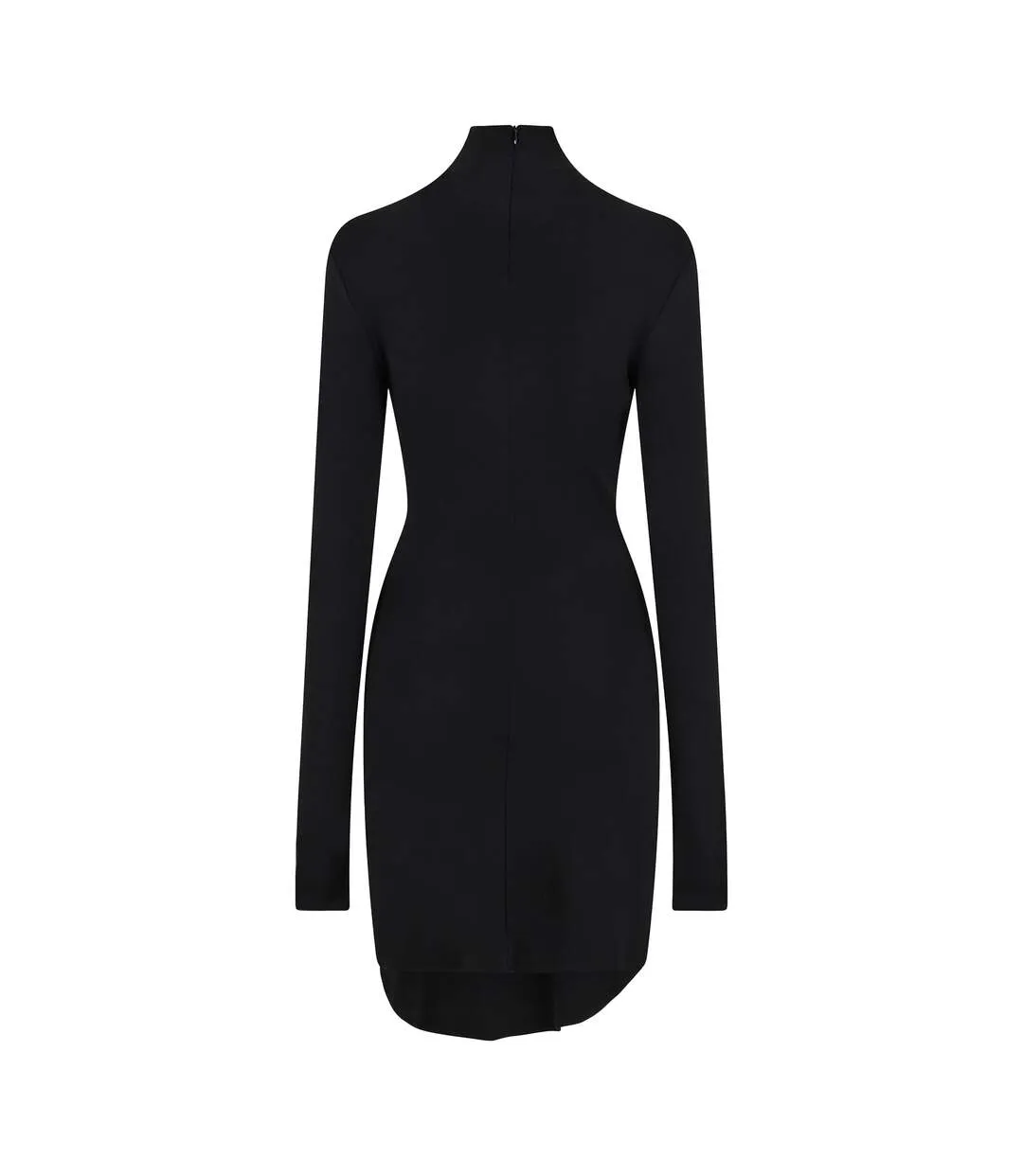 Womens/ladies Twist Midi Dress Black Off-White-3