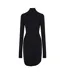 Womens/ladies Twist Midi Dress Black Off-White-3
