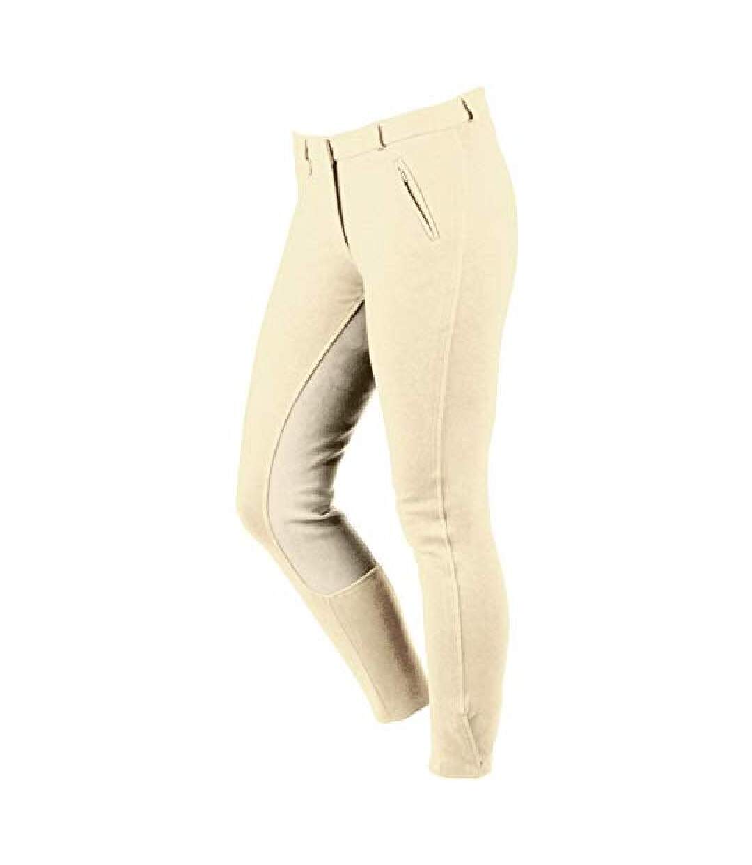 Dublin Womens/Ladies Supa Slender Classic Touch Fastening Full Seat Breeches (Beige) - UTWB1021