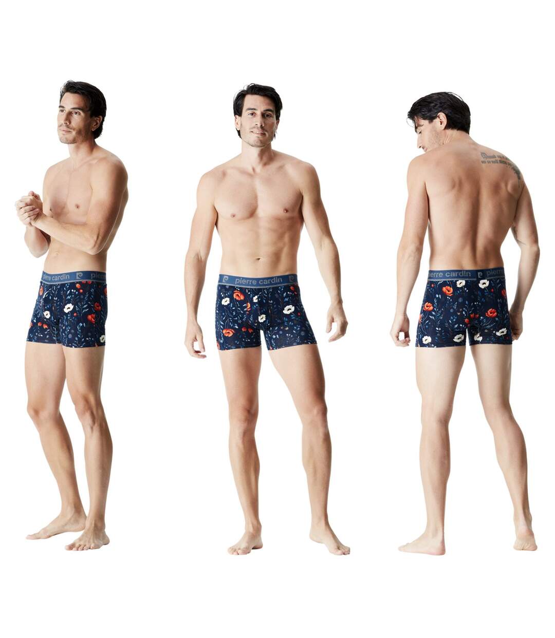 Lot de 3 boxers homme Flowers Pierrecardin