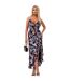 Womens/ladies Paisley Wrap Dress Multicoloured AX Paris-2