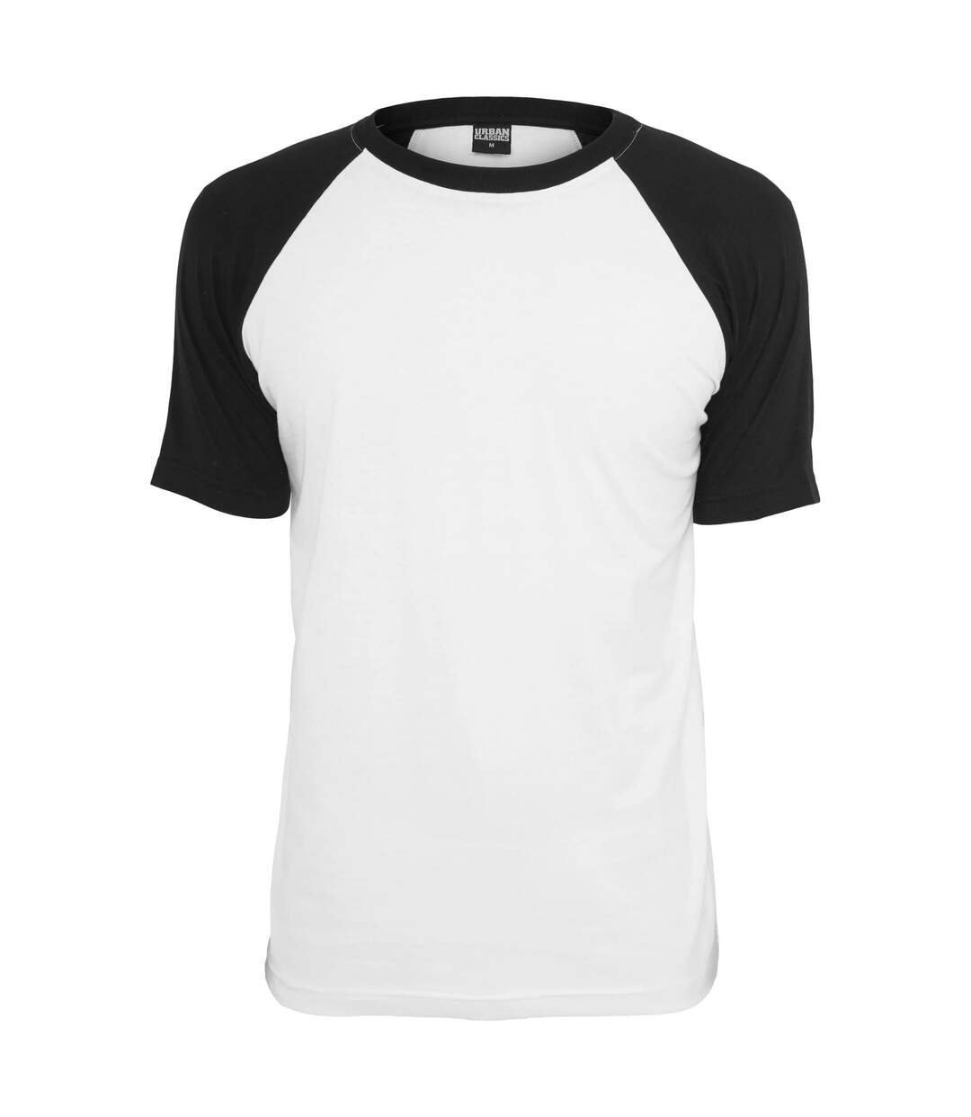 T-shirt Manches Raglan Motif/style Contrasté Homme Blanc Noir Urban Classics-1