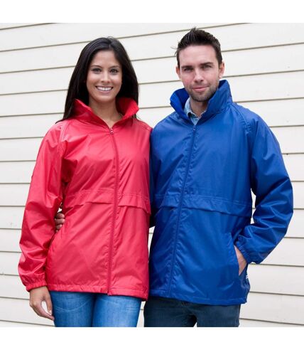 Result Mens Core Adult DWL Jacket (With Fold Away Hood) (Red) - UTBC896