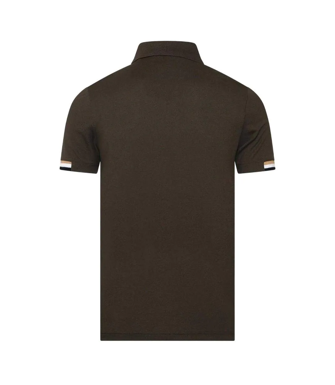 Mens Parlay 147 Rubberised Logo Polo Shirt Green Boss-2