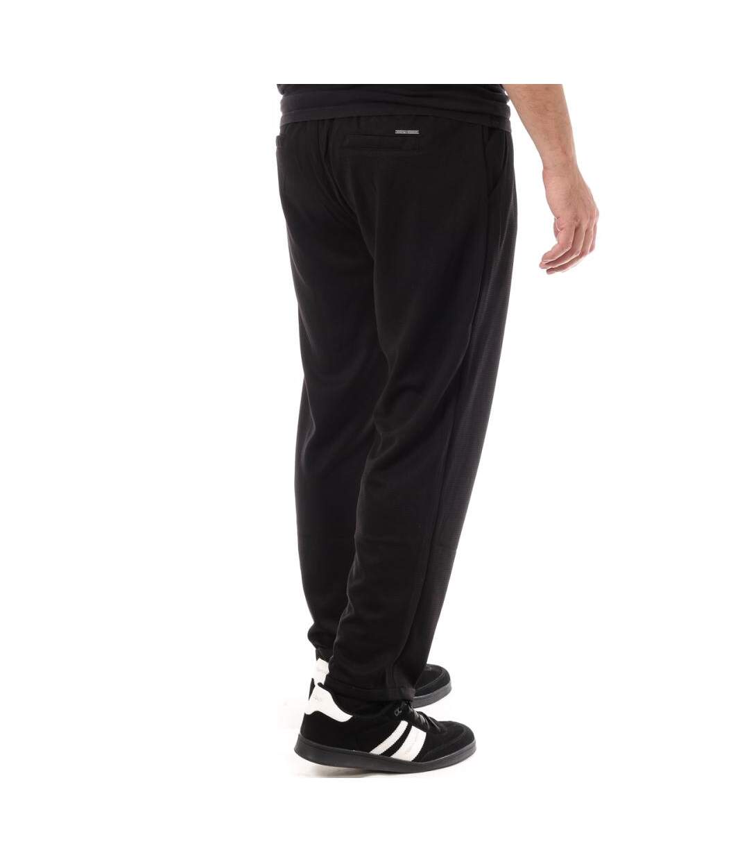 Pantalon toile noir homme paname brothers poly-2