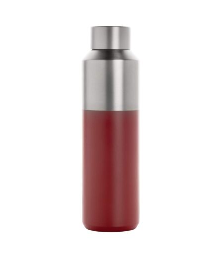 Fluid recycled stainless steel 600ml water bottle one size red XD Collection