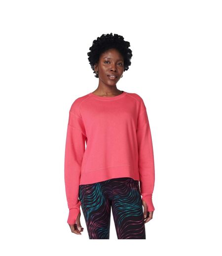 Sweat Court Manches Longues After Class Femme Rose Sweaty Betty
