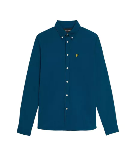 Chemise Unie Homme Bleu Marine Lyle & Scott