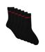 Pack Of 6  Mens Crew Socks  Black Hugo Boss-3